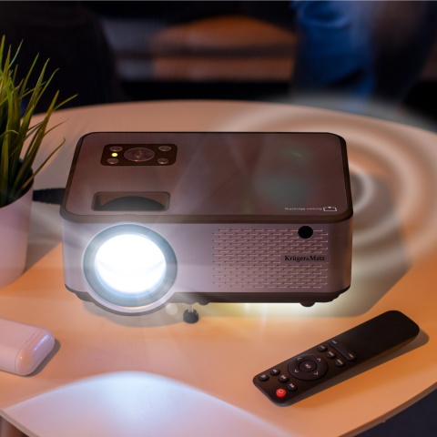 Projektor LED Full HD WiFi USB 5000Lm 150" rzutnik pilot KrugerMatz V-LED60 Projektor LED Full HD WiFi USB 5000Lm 150" rzutnik pilot KrugerMatz V-LED60