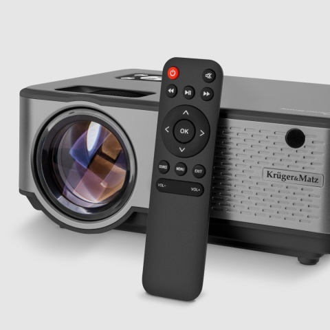Projektor LED Full HD WiFi USB 5000Lm 150" rzutnik pilot KrugerMatz V-LED60 Projektor LED Full HD WiFi USB 5000Lm 150" rzutnik pilot KrugerMatz V-LED60