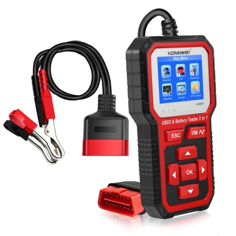 Tester diagnostyczny aku skaner OBD2 Konnwei KW681 Tester diagnostyczny aku skaner OBD2 Konnwei KW681