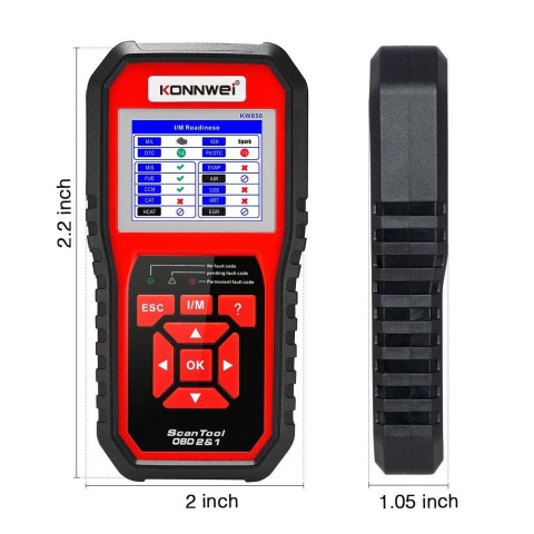 Tester diagnostyczny skaner OBD2 Konnwei KW850 Tester diagnostyczny skaner OBD2 Konnwei KW850