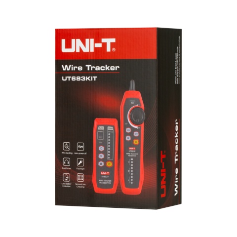 Tester sieci Miernik szukacz par przewodów Uni-T UT683KIT Tester sieci Miernik szukacz par przewodów Uni-T UT683KIT