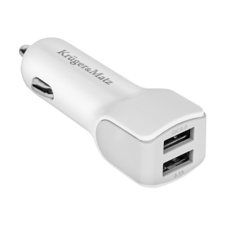 Ładowarka samochodowa 2x USB 2,4A Kruger&Matz