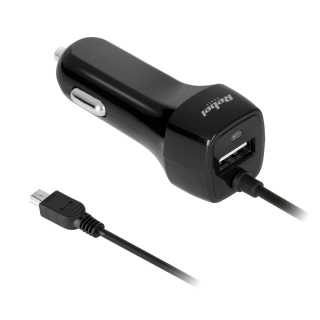 Ładowarka samochodowa 5V 2,1A USB mini USB 12V 24V Rebel
