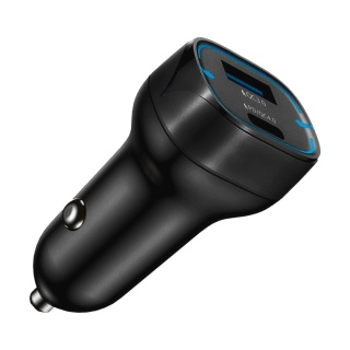 Ładowarka samochodowa szybkie ładowanie USB-A USB typu C 38W