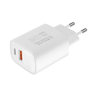 Ładowarka sieciowa Kruger&Matz GAN dual USB Power Delivery i Quick Charge
