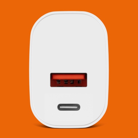 Ładowarka sieciowa Kruger&Matz GAN dual USB Power Delivery i Quick Charge