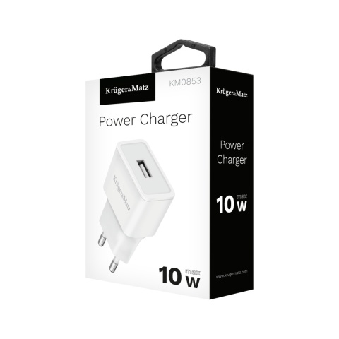 Ładowarka sieciowa USB 10W KrugerMatz Ładowarka sieciowa USB 10W KrugerMatz