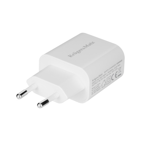 Ładowarka sieciowa USB-C PD QC 3.0 18W KrugerMatz