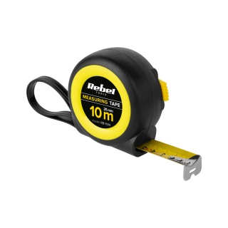 Miara miarka taśma zwijana stalowa 10m 25mm Rebel