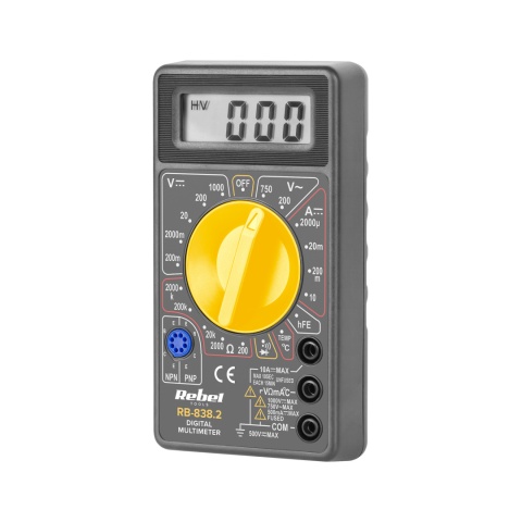 Miernik uniwersalny REBEL RB838 v.2 Miernik uniwersalny REBEL RB838 v.2