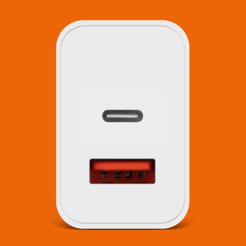 Szybka Ładowarka sieciowa GAN USB C Power Delivery Quick Charge Kruger&Matz Szybka Ładowarka sieciowa GAN USB C Power Delivery Quick Charge Kruger&Matz