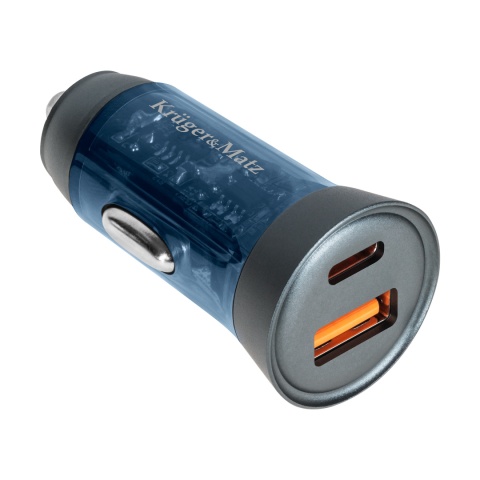 Szybka ładowarka samochodowa 30W USB C do zapalniczki 12-24V QC PD mocna