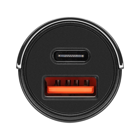 Szybka ładowarka samochodowa 30W USB C do zapalniczki 12-24V QC PD
