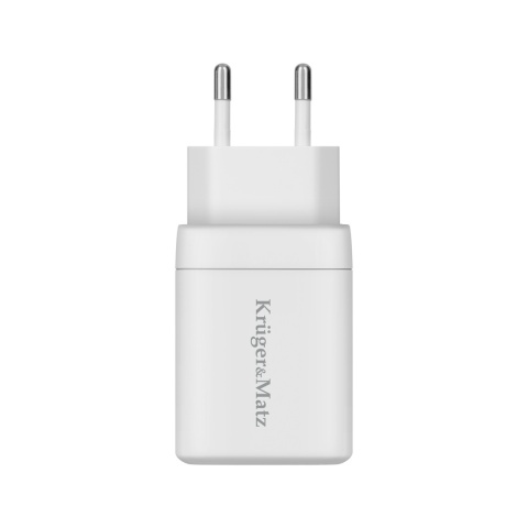 Szybka ładowarka sieciowa GAN 45W Power Delivery Quick Charge Kruger&Matz Szybka ładowarka sieciowa GAN 45W Power Delivery Quick Charge Kruger&Matz