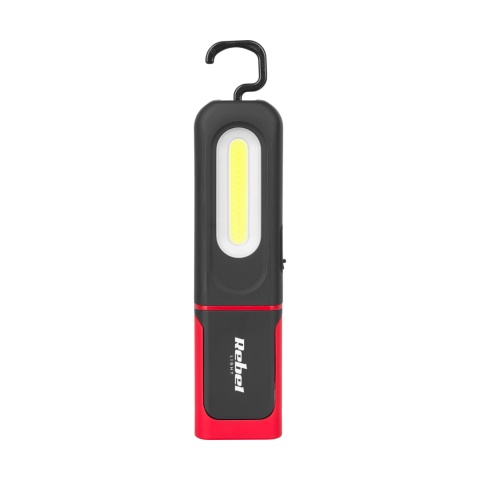 Akumulatorowa lampa warsztatowa XPE + COB 6500 K 60m Rebel Akumulatorowa lampa warsztatowa XPE + COB 6500 K 60m Rebel