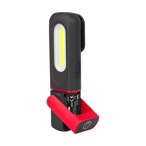 Akumulatorowa lampa warsztatowa XPE + COB 6500 K 60m Rebel Akumulatorowa lampa warsztatowa XPE + COB 6500 K 60m Rebel