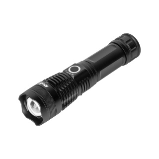 Akumulatorowa latarka LED Rebel 10 W zoom aluminium 1000 lm IP65 USB-C