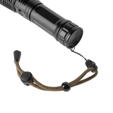 Akumulatorowa latarka LED Rebel 10 W zoom aluminium 1000 lm IP65 USB-C