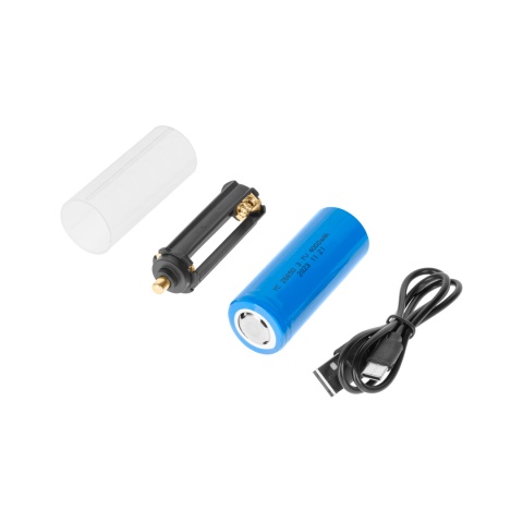 Akumulatorowa latarka LED Rebel 10 W zoom aluminium 1000 lm IP65 USB-C