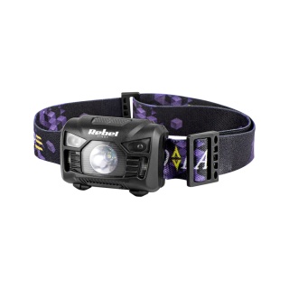 Akumulatorowa latarka czołowa Rebel 3W LED czujnik ruchu ładowanie USB