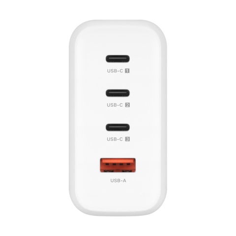 Ładowarka sieciowa Kruger&Matz 140 W GaN z funkcją Quick Chazge i Power Delivery Ładowarka sieciowa Kruger&Matz 140 W GaN z funkcją Quick Chazge i Power Delivery