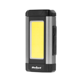 Lampa LED warsztatowa Rebel 15 W power bank 100 m IP65 magnes haczyk
