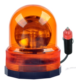 Lampa ostrzegawcza błyskowa kogut magnes 12V Kemot