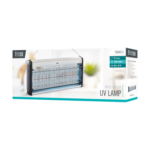 Lampa owadobójcza 36W elektryczna UV rażąca komary muchy meszki owady TEESA