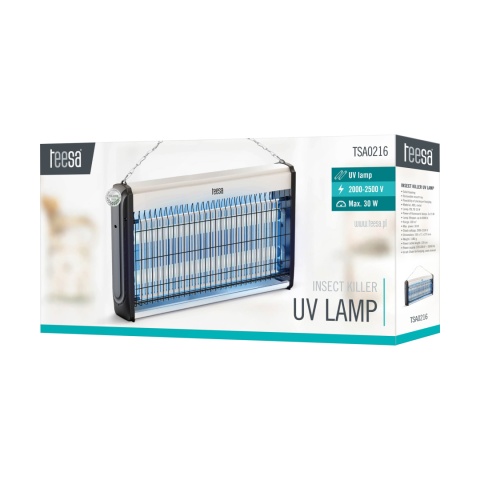 Lampa owadobójcza TEESA rażąca 30W (2x15W) komary muchy meszki owady