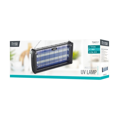 Lampa owadobójcza TEESA rażąca 36W (2x18W) komary muchy meszki owady