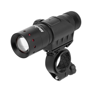 Lampka rowerowa przednia LED 3W 50m 180lm IP20 latarka 3xAAA Rebel