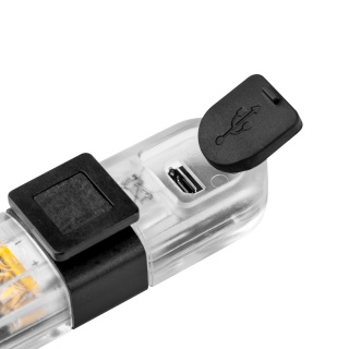 Lampka rowerowa tylna przednia LED USB 2 szt Rebel
