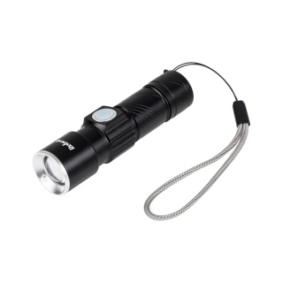 Latarka LED 3W zasięg 80 m akumulator 350mAh 120lm aluminiowa