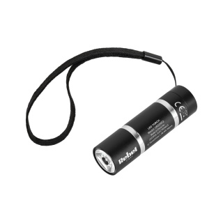Latarka LED aluminiowa kieszonkowa 1W 3xAAA Rebel