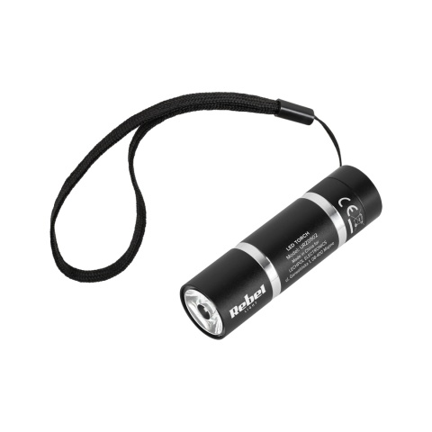 Latarka LED aluminiowa kieszonkowa 1W 3xAAA Rebel