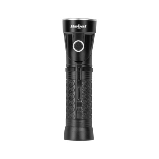 Latarka LED z ruchomą głowicą Rebel 1200 mAh 250m IPX5 aluminium