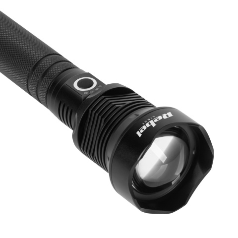 Latarka aluminiowa LED 1857lm 20W Rebel ZOOM 800m USB-C IP65 mocna jasna