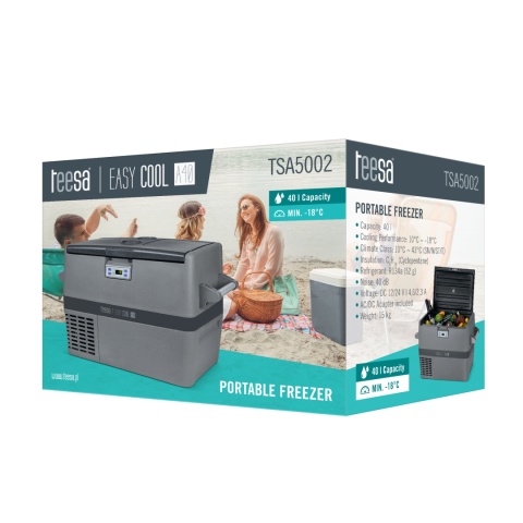 Lodówka turystyczna Teesa 12/24V ECO -18°C 40L