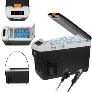 Lodówka turystyczna samochodowa kompresorowa -22°C 25L DC12/24V 230V TEESA