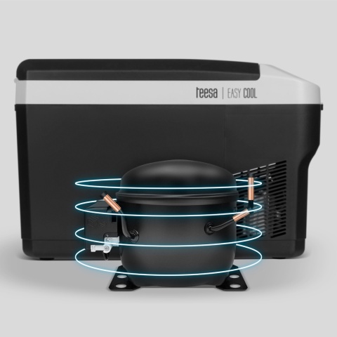 Lodówka turystyczna samochodowa kompresorowa -22°C 25L DC12/24V 230V TEESA
