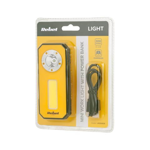 Mini akumulatorowa lampa warsztatowa Rebel Light Mini akumulatorowa lampa warsztatowa Rebel Light