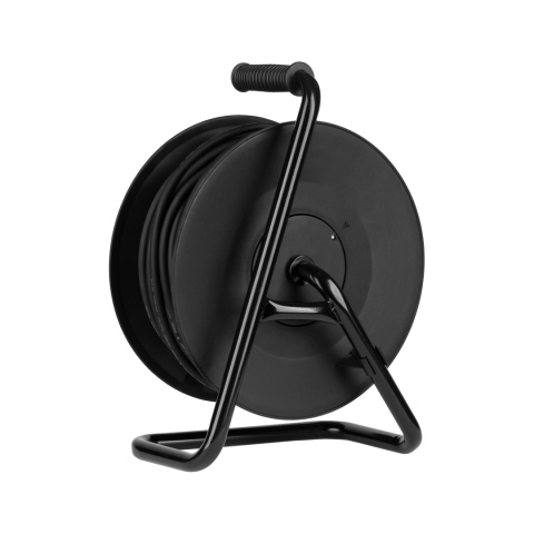 Przedłużacz bębnowy 4 gniazda 25m IP44 3x1,5mm2 budowlany na bębnie Rebel Przedłużacz bębnowy 4 gniazda 25m IP44 3x1,5mm2 budowlany na bębnie Rebel