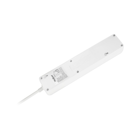 Przedłużacz listwa zasilająca 1,5m 3 gniazda 2xUSB 3x1,0mm2 włącznik Rebel