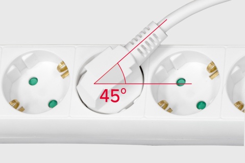 Przedłużacz listwa zasilająca 1,5m 4 gniazda 3x1,0mm2 Rebel