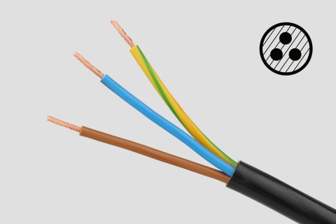 Przedłużacz listwa zasilająca 3m 5 gniazda 3x1,5mm2 Rebel Przedłużacz listwa zasilająca 3m 5 gniazda 3x1,5mm2 Rebel