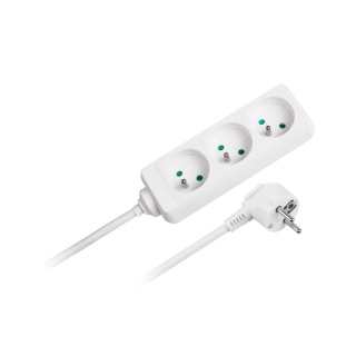 Przedłużacz sieciowy 3 gniazda 3m 3x1,5mm KEMOT