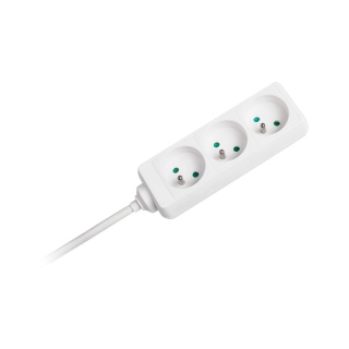 Przedłużacz sieciowy 3 gniazda 3m 3x1,5mm KEMOT