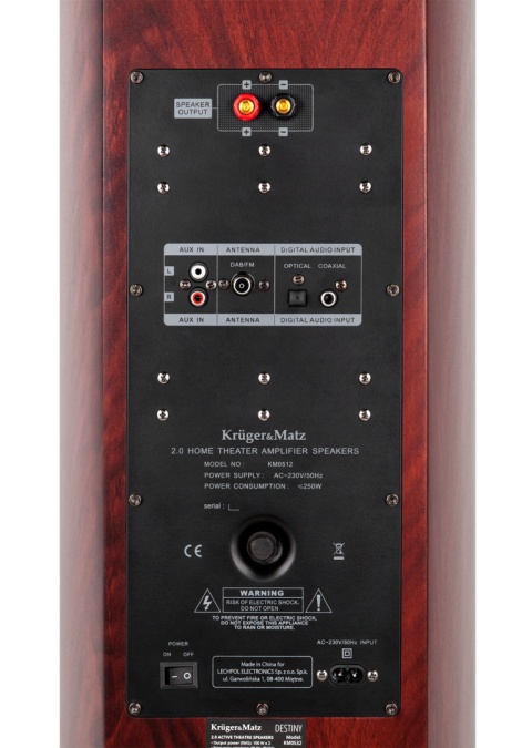 Aktywne kolumny Kruger&Matz Destiny BT 200W Aktywne kolumny Kruger&Matz Destiny BT 200W