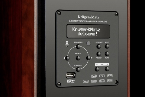 Aktywne kolumny głośnikowe Kruger&Matz Passion 2.0 Aktywne kolumny głośnikowe Kruger&Matz Passion 2.0