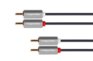 Kabel RCA Kruger&Matz Basic 180 cm